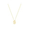 9ct Yellow Gold Initial Necklace NK435/SAcotis Gold JewelleryNK435/S