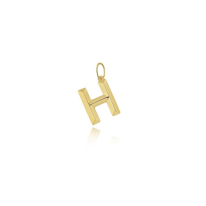 9ct Yellow Gold Initial Pendant PN1069/HAcotis Gold JewelleryPN1069/H