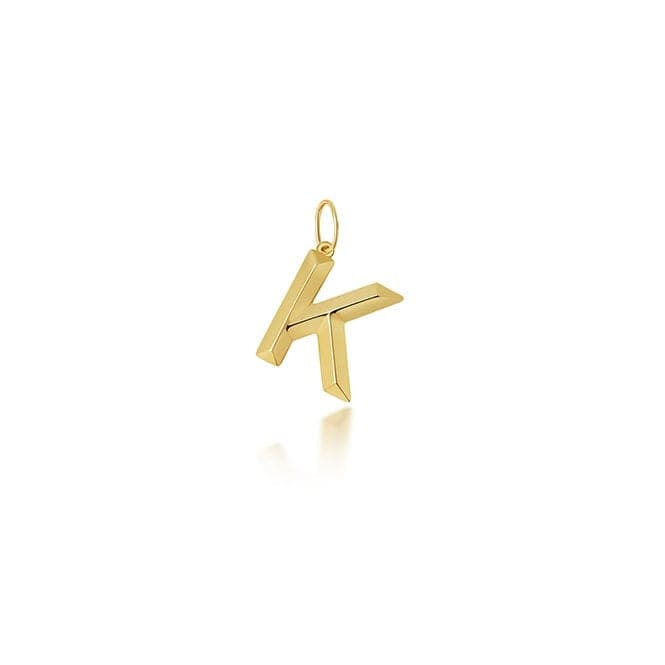 9ct Yellow Gold Initial Pendant PN1069/KAcotis Gold JewelleryPN1069/K