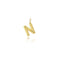 9ct Yellow Gold Initial Pendant PN1069/NAcotis Gold JewelleryPN1069/N