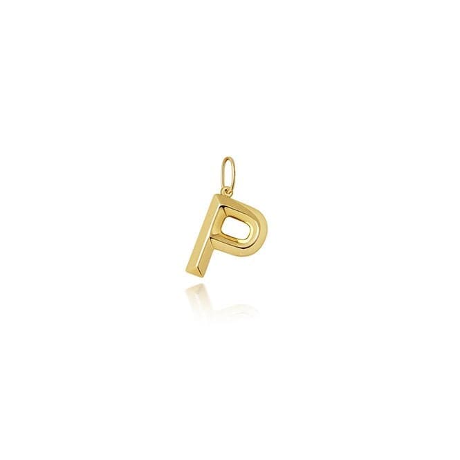 9ct Yellow Gold Initial Pendant PN1069/PAcotis Gold JewelleryPN1069/P