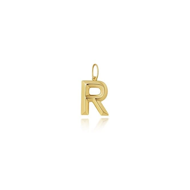 9ct Yellow Gold Initial Pendant PN1069/RAcotis Gold JewelleryPN1069/R