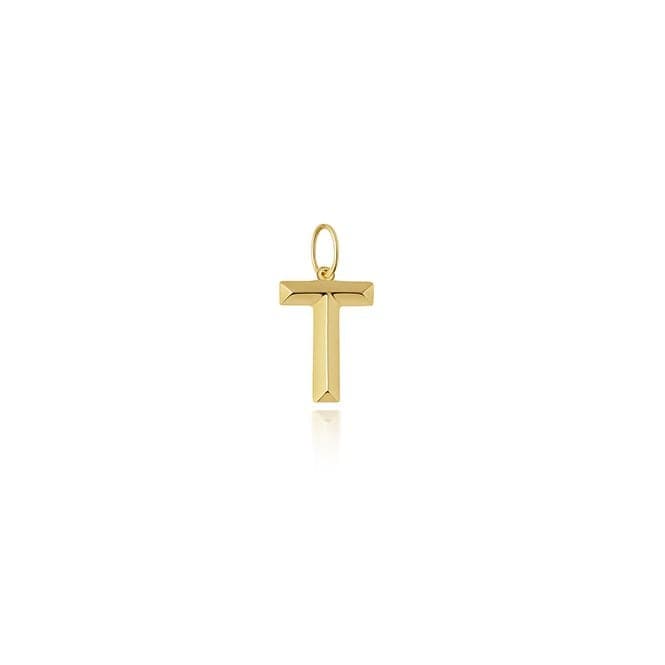 9ct Yellow Gold Initial Pendant PN1069/TAcotis Gold JewelleryPN1069/T