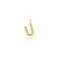 9ct Yellow Gold Initial Pendant PN1069/UAcotis Gold JewelleryPN1069/U