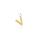 9ct Yellow Gold Initial Pendant PN1069/VAcotis Gold JewelleryPN1069/V