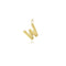 9ct Yellow Gold Initial Pendant PN1069/WAcotis Gold JewelleryPN1069/W