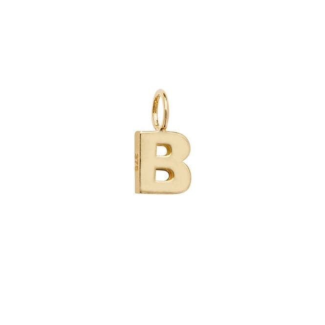 9ct Yellow Gold Initial Pendant PN1070/BAcotis Gold JewelleryPN1070/B