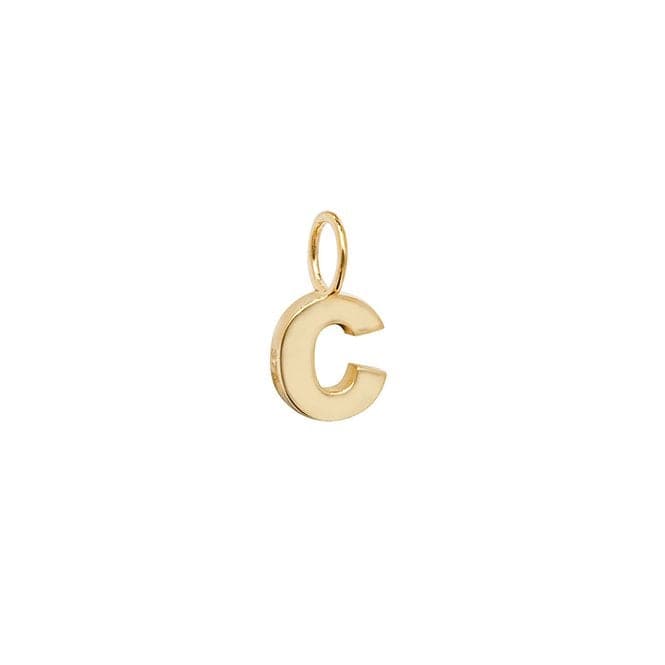 9ct Yellow Gold Initial Pendant PN1070/CAcotis Gold JewelleryPN1070/C