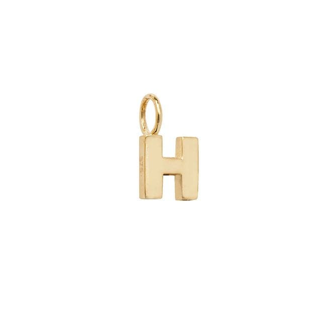 9ct Yellow Gold Initial Pendant PN1070/HAcotis Gold JewelleryPN1070/H