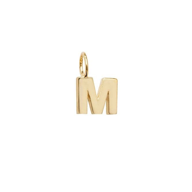 9ct Yellow Gold Initial Pendant PN1070/MAcotis Gold JewelleryPN1070/M