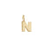 9ct Yellow Gold Initial Pendant PN1070/NAcotis Gold JewelleryPN1070/N