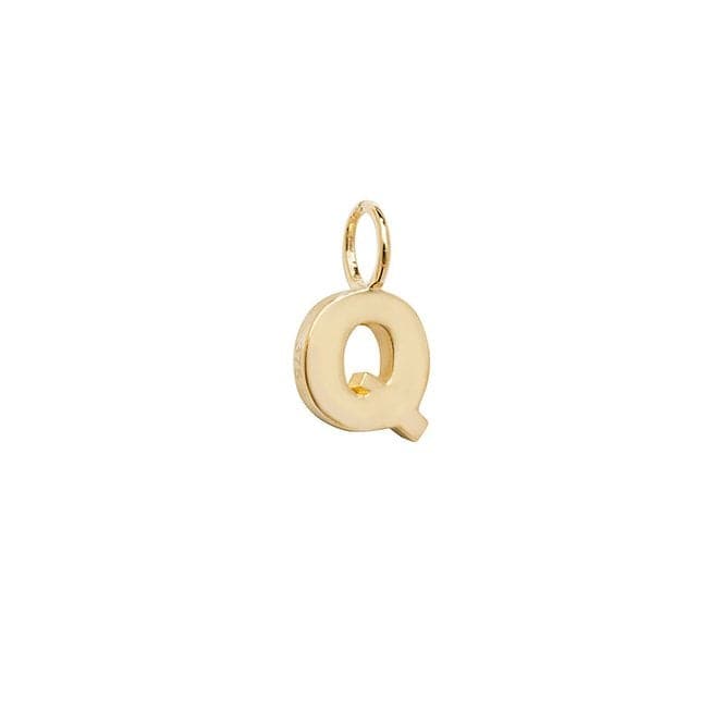 9ct Yellow Gold Initial Pendant PN1070/QAcotis Gold JewelleryPN1070/Q