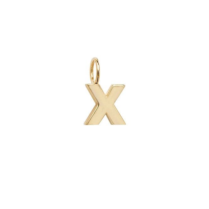 9ct Yellow Gold Initial Pendant PN1070/XAcotis Gold JewelleryPN1070/X