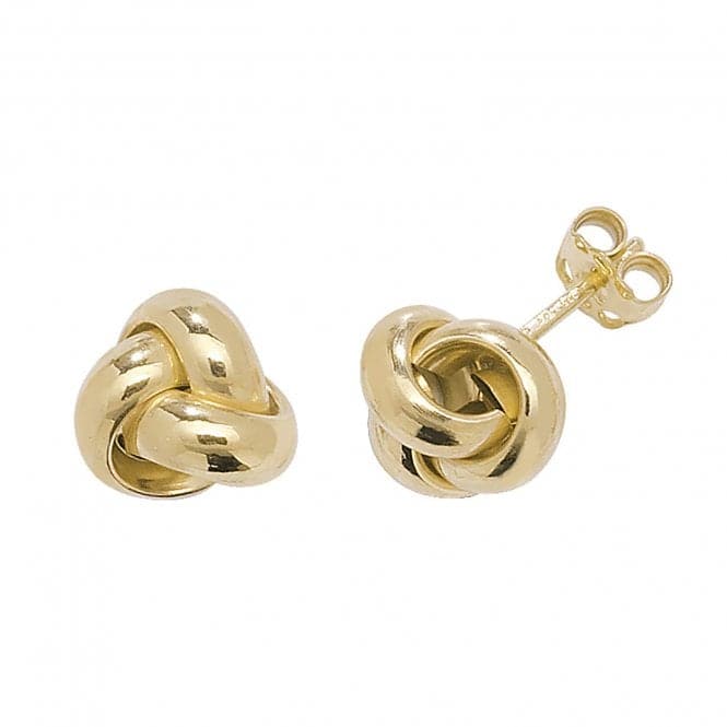 9ct Yellow Gold Knot Stud Earrings ER529Acotis Gold JewelleryER529