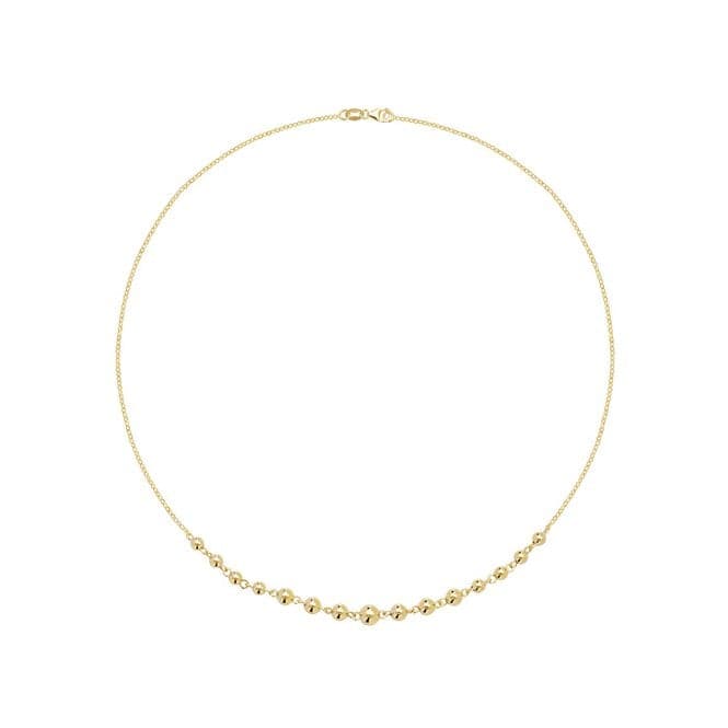 9ct Yellow Gold Ladies 16 Inch Necklet NK366Acotis Gold JewelleryNK366