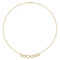 9ct Yellow Gold Ladies 18 Inch Triple Infinity Necklet NK092Acotis Gold JewelleryNK092