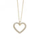 9ct Yellow Gold Ladies 18 Inch Zirconia Necklet NK070Acotis Gold JewelleryNK070