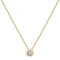 9ct Yellow Gold Ladies 18 Inch Zirconia Necklet NK351Acotis Gold JewelleryNK351