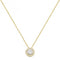 9ct Yellow Gold Ladies 18 Inch Zirconia Necklet NK352Acotis Gold JewelleryNK352
