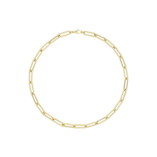 9ct Yellow Gold Ladies 20" Paperclip Necklet NK419Acotis Gold JewelleryNK419/16