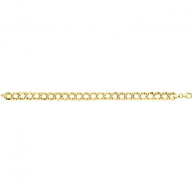 9ct Yellow Gold Ladies 7.5" Double Link Bracelet NK405BAcotis Gold JewelleryNK405B
