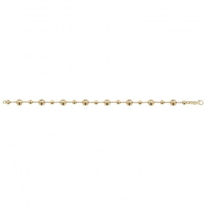 9ct Yellow Gold Ladies 7.5 Inch Bracelet NK085BAcotis Gold JewelleryNK085B