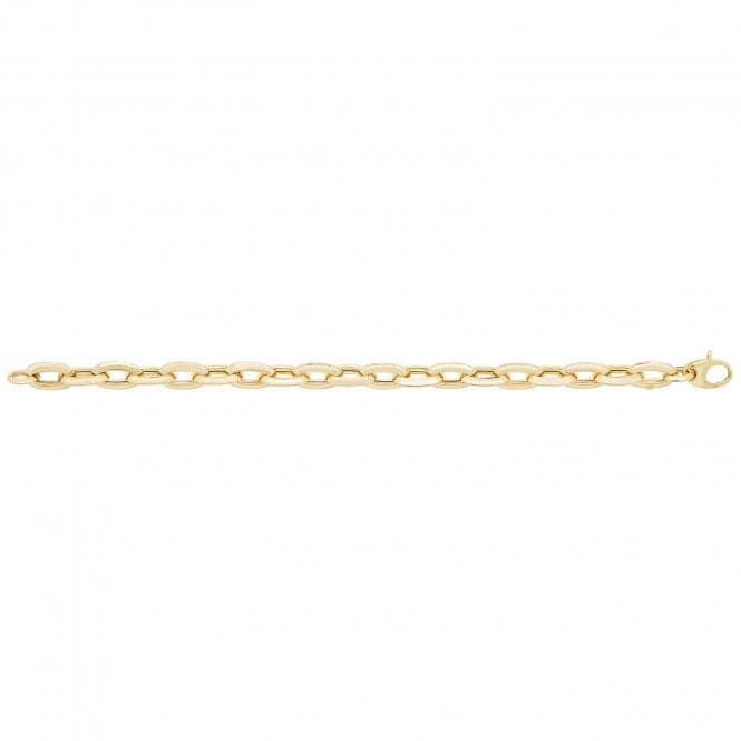 9ct Yellow Gold Ladies 7.5 Inch Fancy Bracelet NK089BAcotis Gold JewelleryNK089B