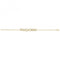 9ct Yellow Gold Ladies 7.5 Inch Triple Infinity Bracelet NK092BAcotis Gold JewelleryNK092B