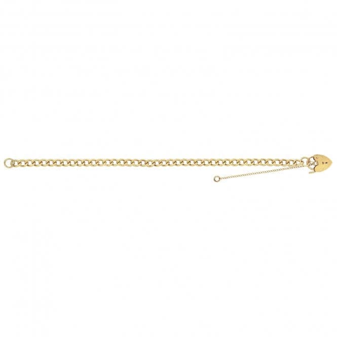 9ct Yellow Gold Ladies 7.5 Inches Charm Bracelet BR104Acotis Gold JewelleryBR104