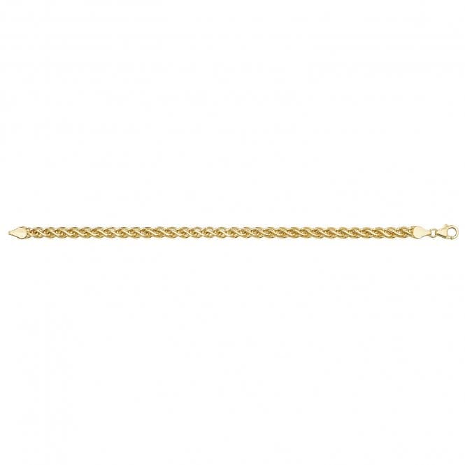 9ct Yellow Gold Ladies 7.5 Inches Fancy Bracelet BR573Acotis Gold JewelleryBR573