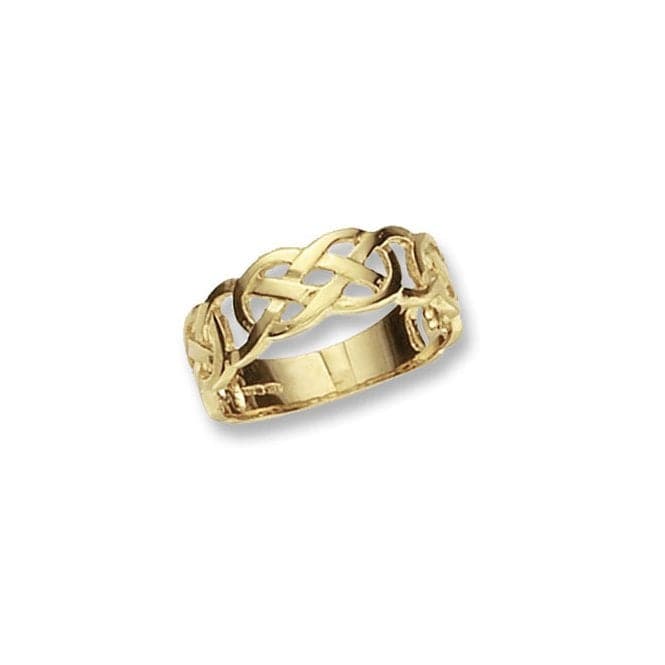 9ct Yellow Gold Ladies Celtic Ring RN138Acotis Gold JewelleryRN138/J