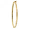 9ct Yellow Gold Ladies Dc Hinged Bangle BN394Acotis Gold JewelleryBN394