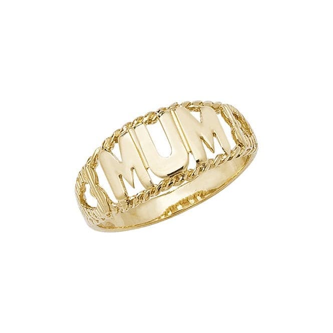 9ct Yellow Gold Ladies Mum Ring RN933Acotis Gold JewelleryRN933/M