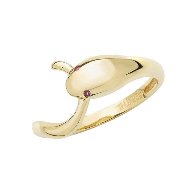 9ct Yellow Gold Ladies Snake Ring RN914Acotis Gold JewelleryRN914/J