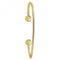 9ct Yellow Gold Ladies Solid Torc Bangle BN118Acotis Gold JewelleryBN118
