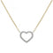 9ct Yellow Gold Ladies Zirconia 16+2 Inch Necklet NK344Acotis Gold JewelleryNK344