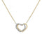 9ct Yellow Gold Ladies Zirconia 16+2 Inch Necklet NK345Acotis Gold JewelleryNK345