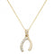 9ct Yellow Gold Ladies Zirconia Pendant On 16+2 Inch Chain NK327Acotis Gold JewelleryNK327