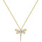 9ct Yellow Gold Ladies Zirconia Pendant On 16+2 Inch Chain NK363Acotis Gold JewelleryNK363