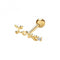 9ct Yellow Gold Love With Single Zirconia Cartilage 6mm Post Stud ES992Acotis Gold JewelleryES992