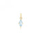 9ct Yellow Gold Marquise Shaped Sapphire Blue Zirconia Pendant PN1354SAcotis Gold JewelleryPN1354S