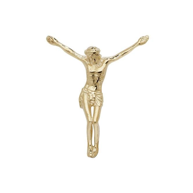 9ct Yellow Gold Medium Jesus Pendant PN434Acotis Gold JewelleryPN434