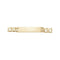 9ct Yellow Gold Mens 8.5 Inches Id Bracelet BR266Acotis Gold JewelleryBR266