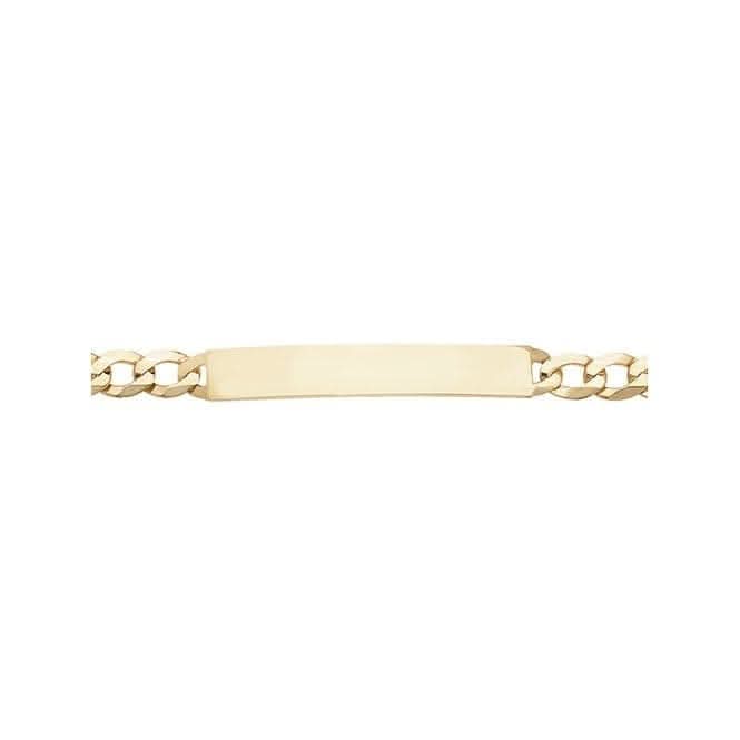 9ct Yellow Gold Mens 8.5 Inches Id Bracelet BR267Acotis Gold JewelleryBR267
