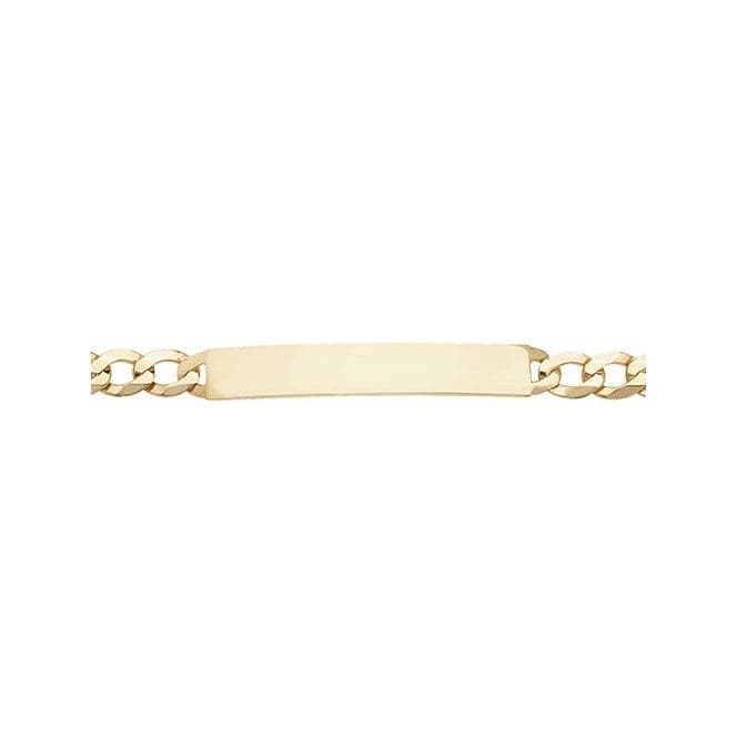 9ct Yellow Gold Mens 8.5 Inches Id Bracelet BR267Acotis Gold JewelleryBR267