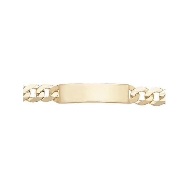 9ct Yellow Gold Mens 8.5 Inches Id Bracelet BR268Acotis Gold JewelleryBR268