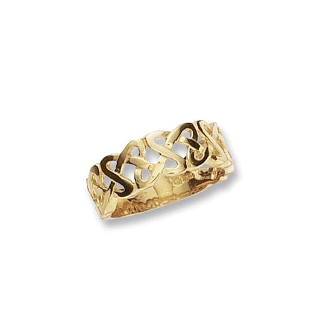 9ct Yellow Gold Mens Celtic Ring RN140Acotis Gold JewelleryRN140/P