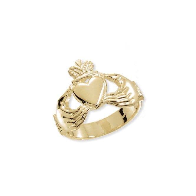 9ct Yellow Gold Mens Claddagh Ring RN222Acotis Gold JewelleryRN222/Q