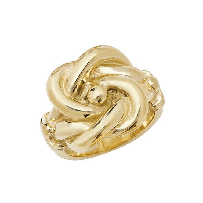 9ct Yellow Gold Mens Knot Ring RN285Acotis Gold JewelleryRN285/X