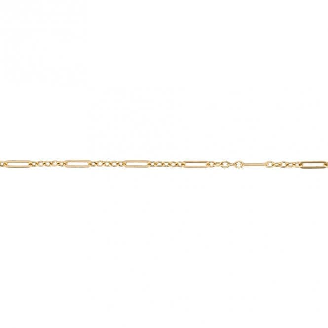 9ct Yellow Gold Mixed Length Link Bracelet GB514Elements GoldGB514